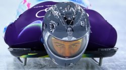 Ukraine skeleton racer says war victim helmet banned
