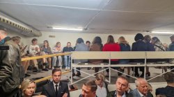 Lithuania's leaders take shelter during drone air alert