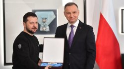 Zelensky returns highest Polish honour after award stripped