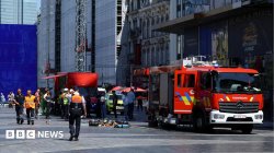Six people found dead in lift shaft after fire in central Brussels building