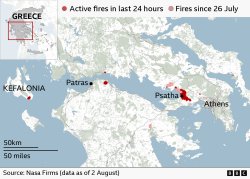Two crew killed after firefighting helicopters collide in Greece, as British pilot survives