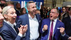 German far-right set for big win in eastern state - exit polls