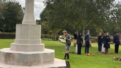 Princess Anne opens history centre at German war cemetery in UK
