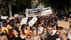 Protesters across Spain demand action over housing crisis