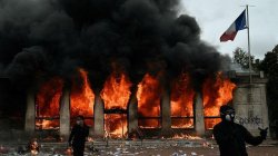 French weekend protests to be limited to union demos only, says Macron
