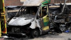 Three charged over Jewish charity ambulance fires