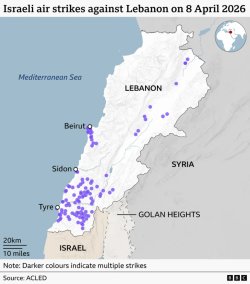 BBC traces how 10 minutes of Israeli bombing brought devastation to Lebanon
