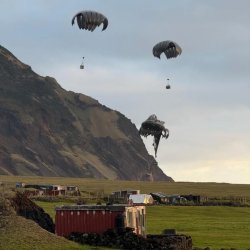 Army parachutes onto remote island to help Briton with suspected hantavirus