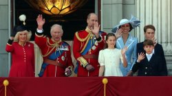 Royal Family watch Red Arrows flypast on Buckingham Palace balcony
