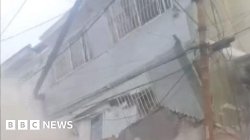 Chaos after building collapses on Caracas outskirts