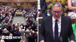 Watch: Standing ovation for Starmer as he answers his last PMQs
