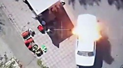 Video shows Russian drone chasing Ukrainian street vendor in 'human safari' attack