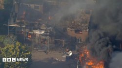 Watch: 'Carnage' in Stourbridge as houses destroyed by fire