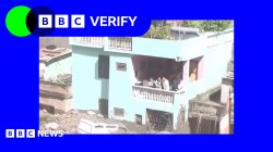 Videos show people survive floodwaters on balcony in Nepal