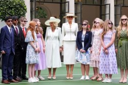 Melania Trump ditches power dressing and takes a leaf out of Princess Kate's book