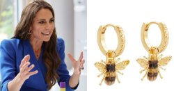 Princess Kate sparks a new trend with £12k bee earrings - shop this cheaper look for £32