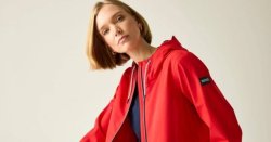 'Perfect lightweight Regatta coat' is £40 off, slimming and idea for 'summer showers'