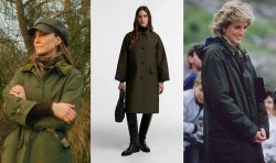 Barbour’s new raincoat channels Princess Kate - and Diana wore the timeless style too