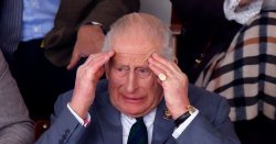 King Charles forced to 'peel me off him' after TV star's major near miss incident