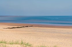 Traditional seaside town with 'clean' beach, promenade and barely any tourists