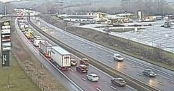 M61 traffic LIVE: Huge crash sparks 4 miles of traffic as drivers face 'long delays'