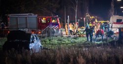 People scream as car ploughs into crowd injuring nine - air ambulance scrambled