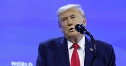 Donald Trump mocks Macron in brutal speech - 'beautiful sunglasses'