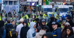 Beer cans and eggs thrown and four arrested in Epsom after alleged 'gang rape'