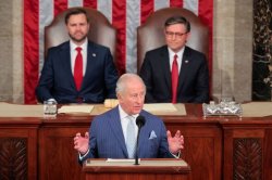King Charles gets standing ovation after subtle dig at Trump during 'classy' speech