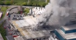 Burnley fire LIVE: Warburtons factory blaze erupts today as smoke seen for miles