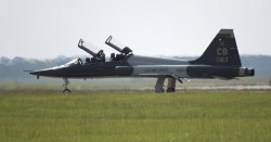 US Air Force jet crashes after training 'mishap' with two pilots ejecting