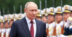 Putin's health mocked as he arrives in China for Xi summit - 'The orc can barely walk'