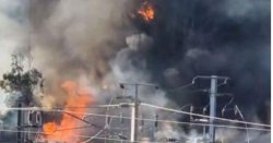 Hackney Station LIVE: Huge fire breaks out in London as all train services suspended