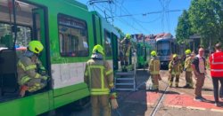 Germany tram crash horror as 7 passengers rushed to hospital