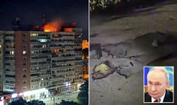 Fighter jets scrambled after Russian drone smashes into block of flats in NATO country