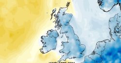 UK weather maps show exact date temperatures plunge to 2C in June