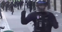 Riot police charge PSG fans in Paris as Arsenal lose in Champions League final