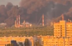 Russia in flames as Ukraine obliterates key target in insane bombing