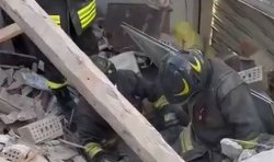 Desperate search launched as building collapses after horror blast - at least 1 dead