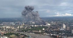London fire exact location confirmed as 'avoid area' warning issued