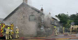Aberthin pub fire LIVE: Firefighters battle blaze at 300-year-old Hare & Hounds pub