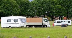 Locals 'living in fear' as dozens of travellers set up illegal camp near Asda