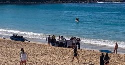 Shark attack at popular Sydney beach leaves swimmer in critical condition