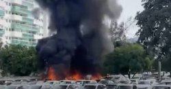 'Terrifying' aftermath of Oliver Tree helicopter crash in Rio that killed all six on-board