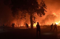 Wildfires rage as Spain, Greece and Portugal 'toxic smoke' warnings issued