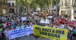 Majorca fury as 10,000-strong anti-tourism protest erupts to stop 'another Magaluf'