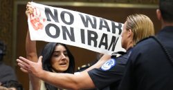 Pete Hegseth heckled by furious Iran war protesters at crunch Senate hearing