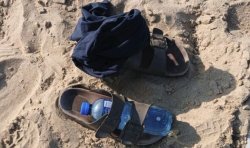 Major search for missing swimmer at UK beach - after leaving belongings on sand