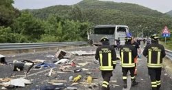 Six dead and dozens hurt in horror bus crash in holiday spot filled with Brits