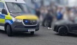 Chaos as angry crowd storm housing estate after child sex abuse allegation